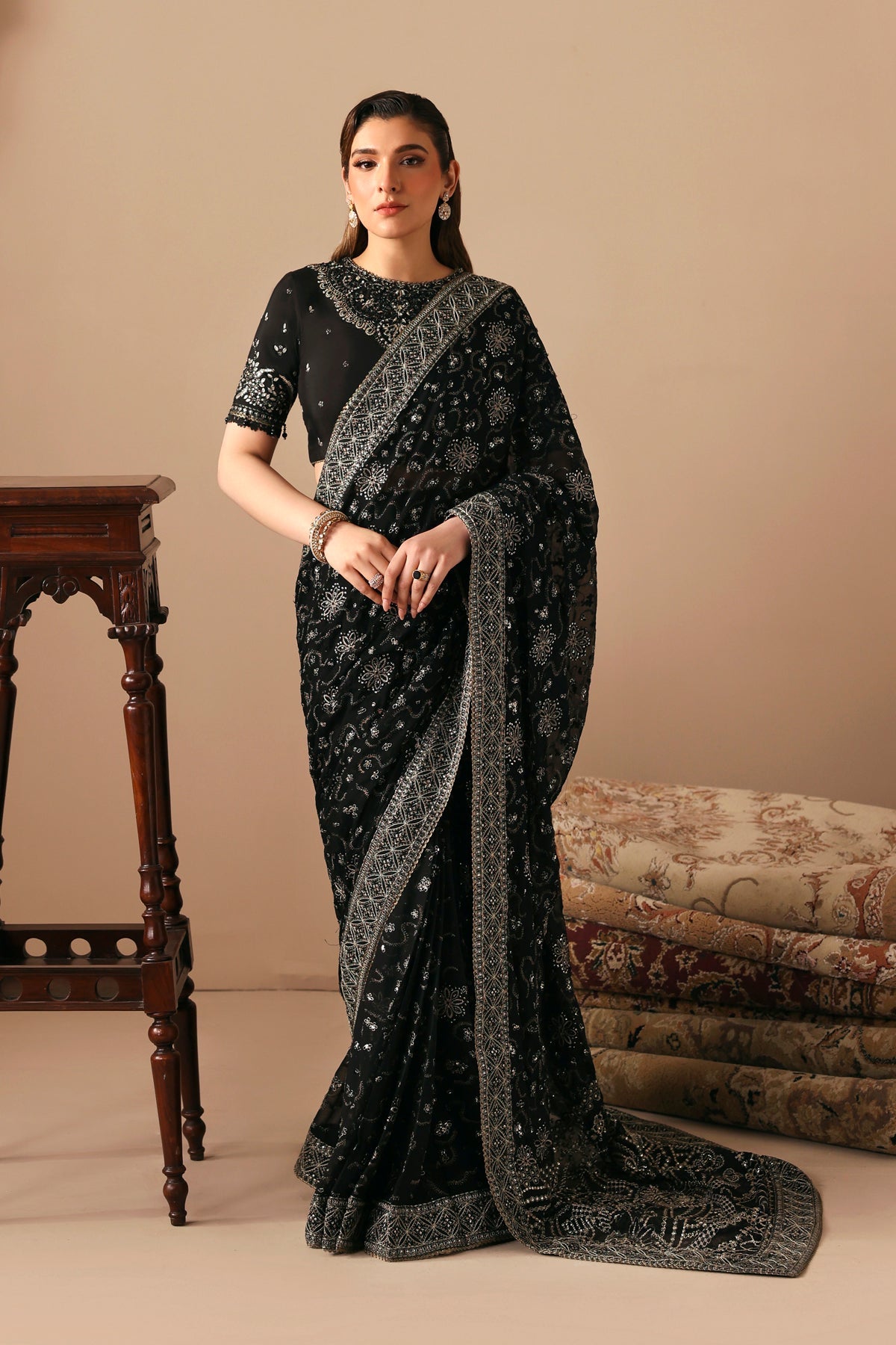 Xenia Neorah Luxury Unstitched | QAILAH