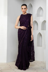 Zarif | Zp 02 DARK ORCHID | Pareesia Luxury Formal