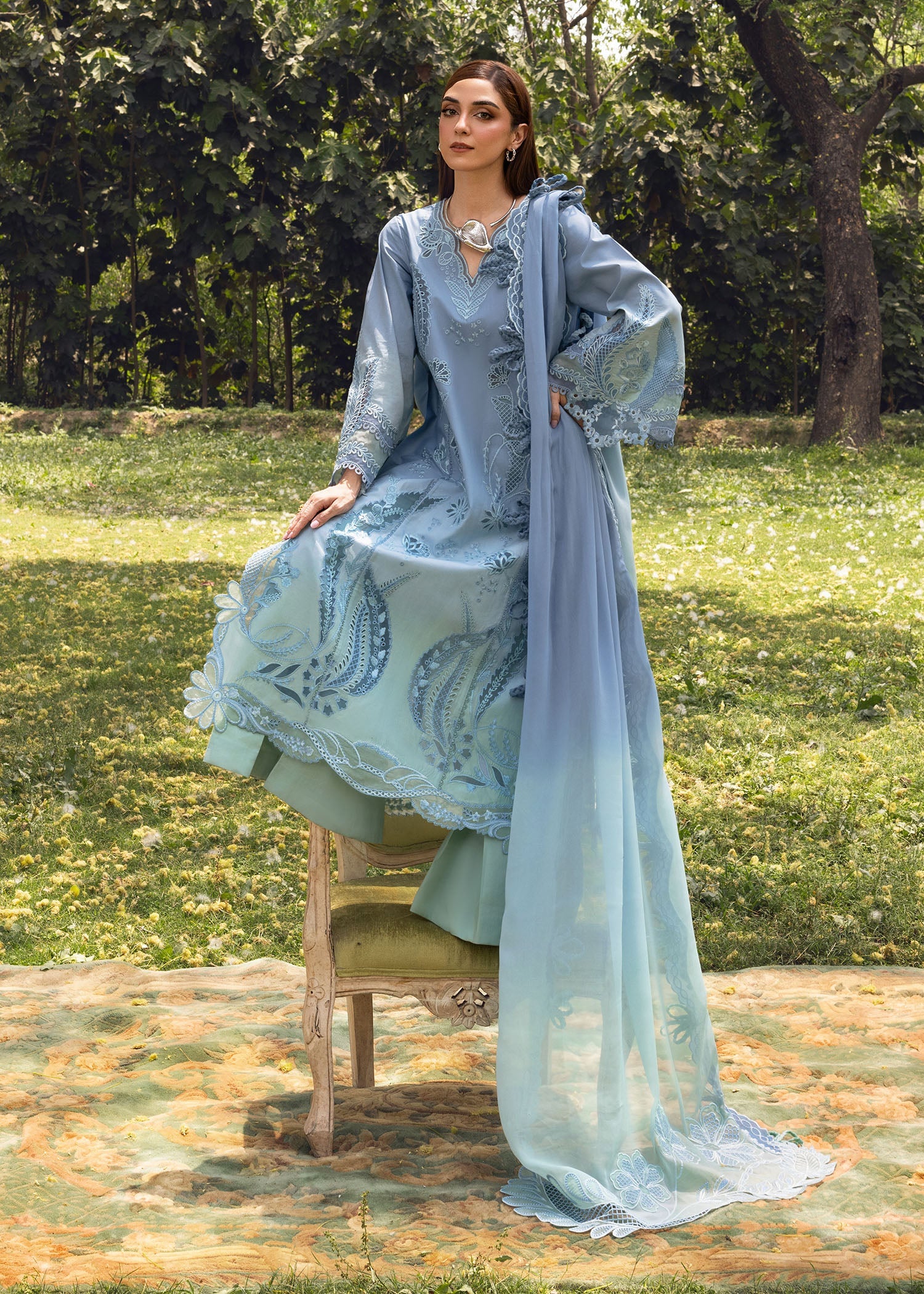Crimson | ALL THINGS OMBRE – D1 A | TASAWAR Lawn '25