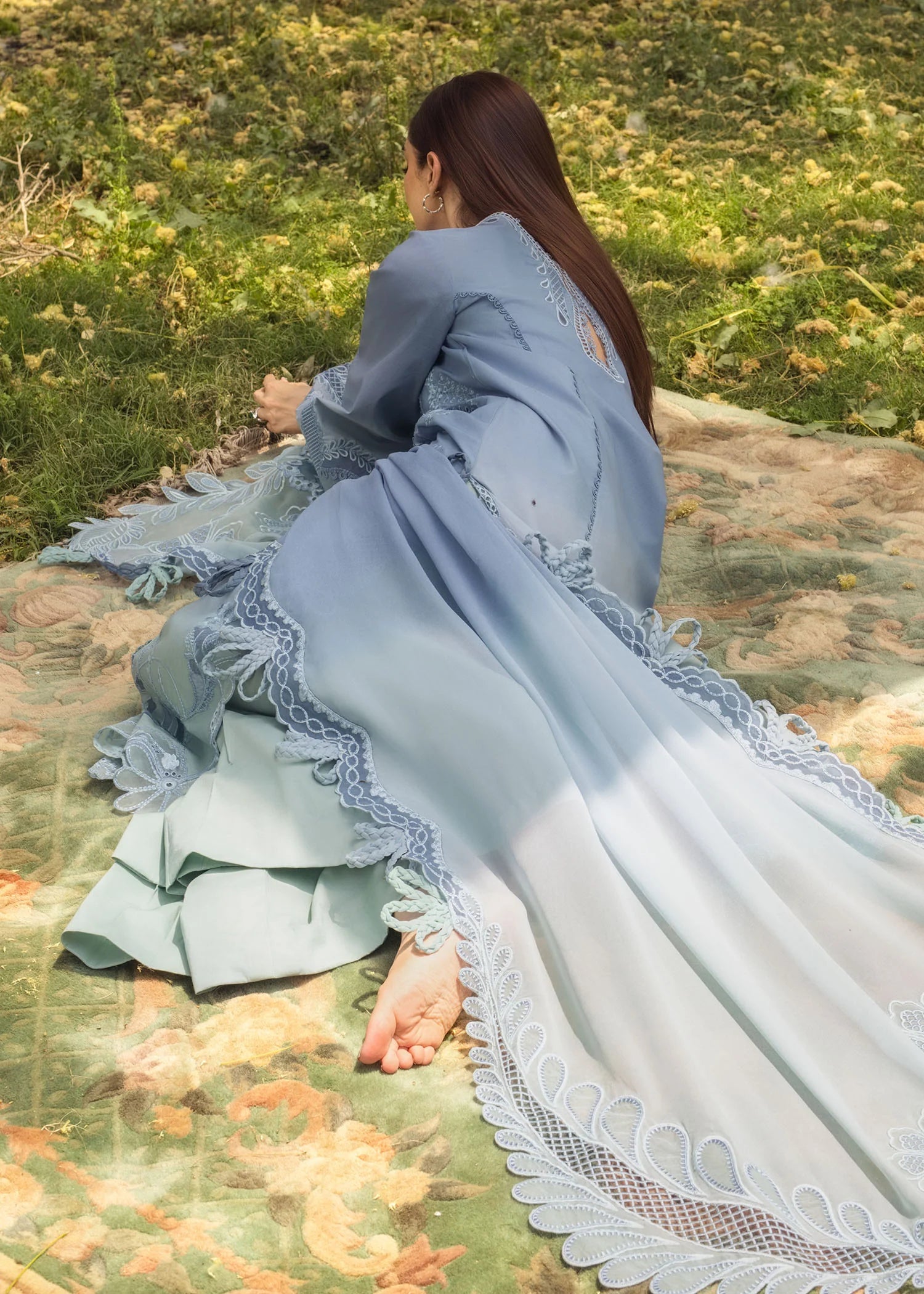 Crimson | ALL THINGS OMBRE – D1 A | TASAWAR Lawn '25