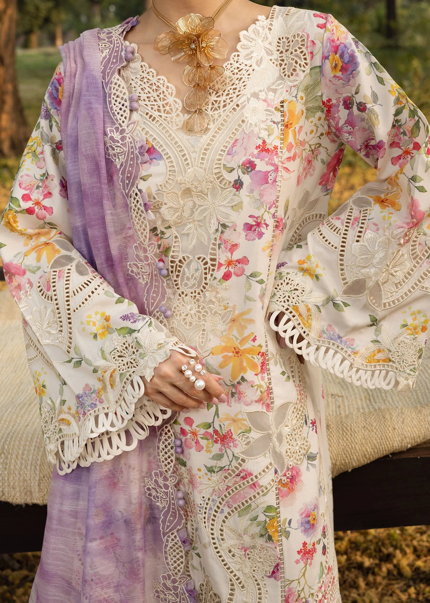Crimson | PETALS AND PROMISES - D2B | TASAWAR Lawn '25