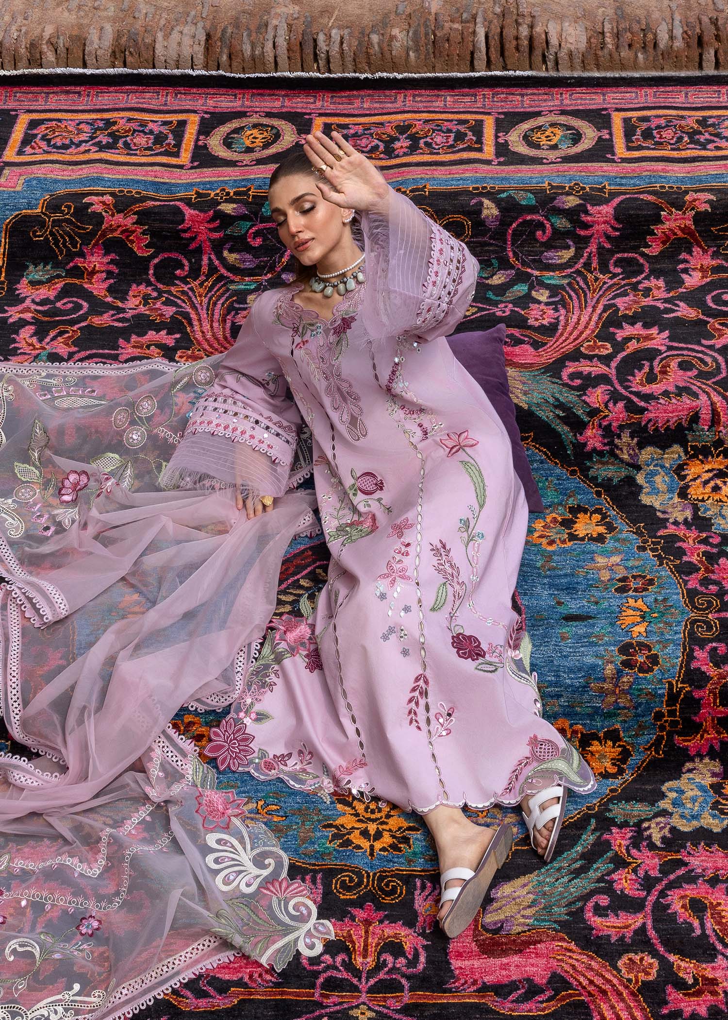 Crimson | MIRROR GARDEN - D3B | TASAWAR Lawn '25
