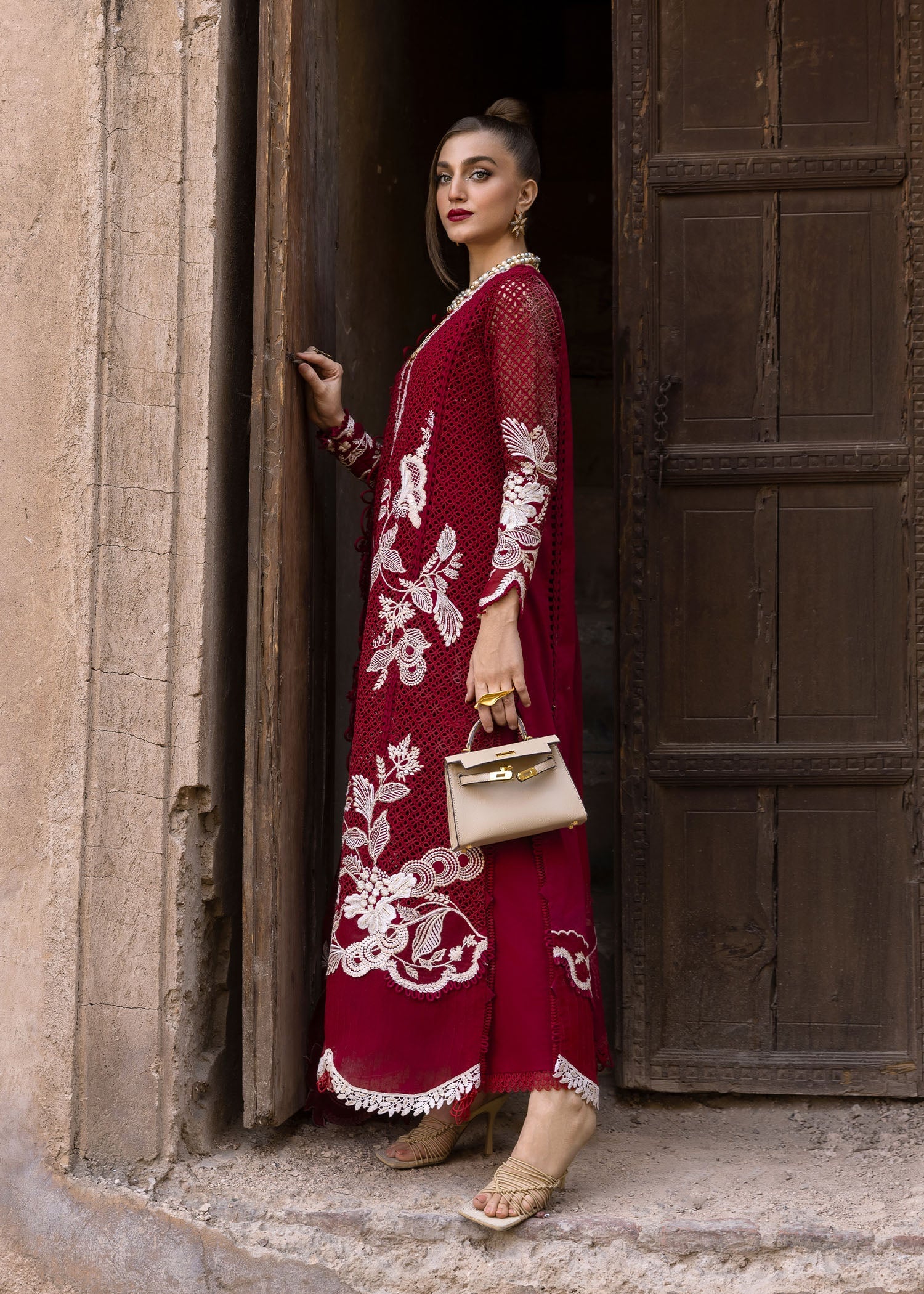 Crimson | ONE TRUE LOVE - D6A | TASAWAR Lawn'25