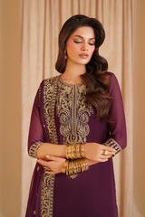 Iznik | Chinon Chiffon | CC-76 Embroidered Chiffon