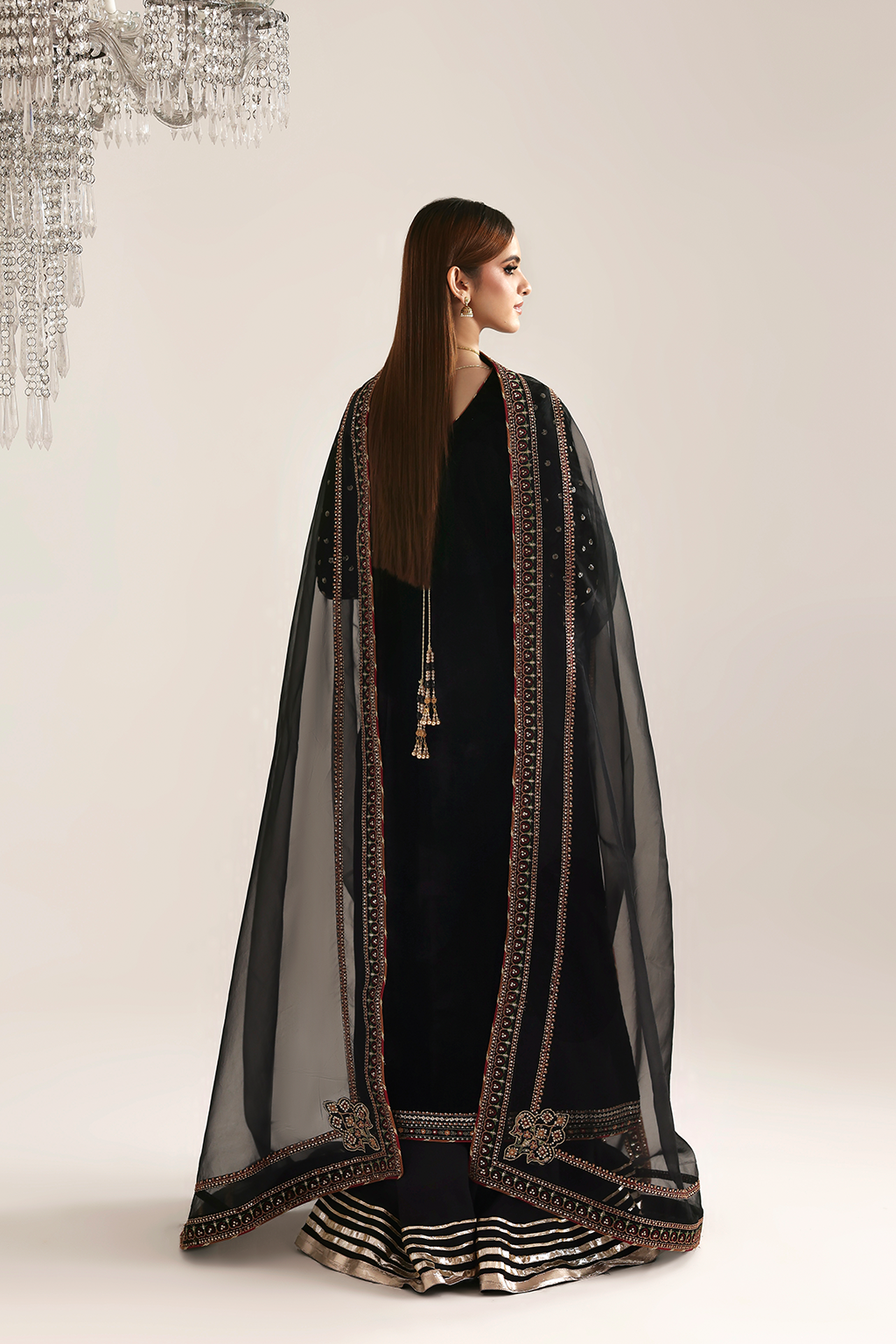 Highway Fashion Emaan Adeel Razia luxury embroidered velvet attire