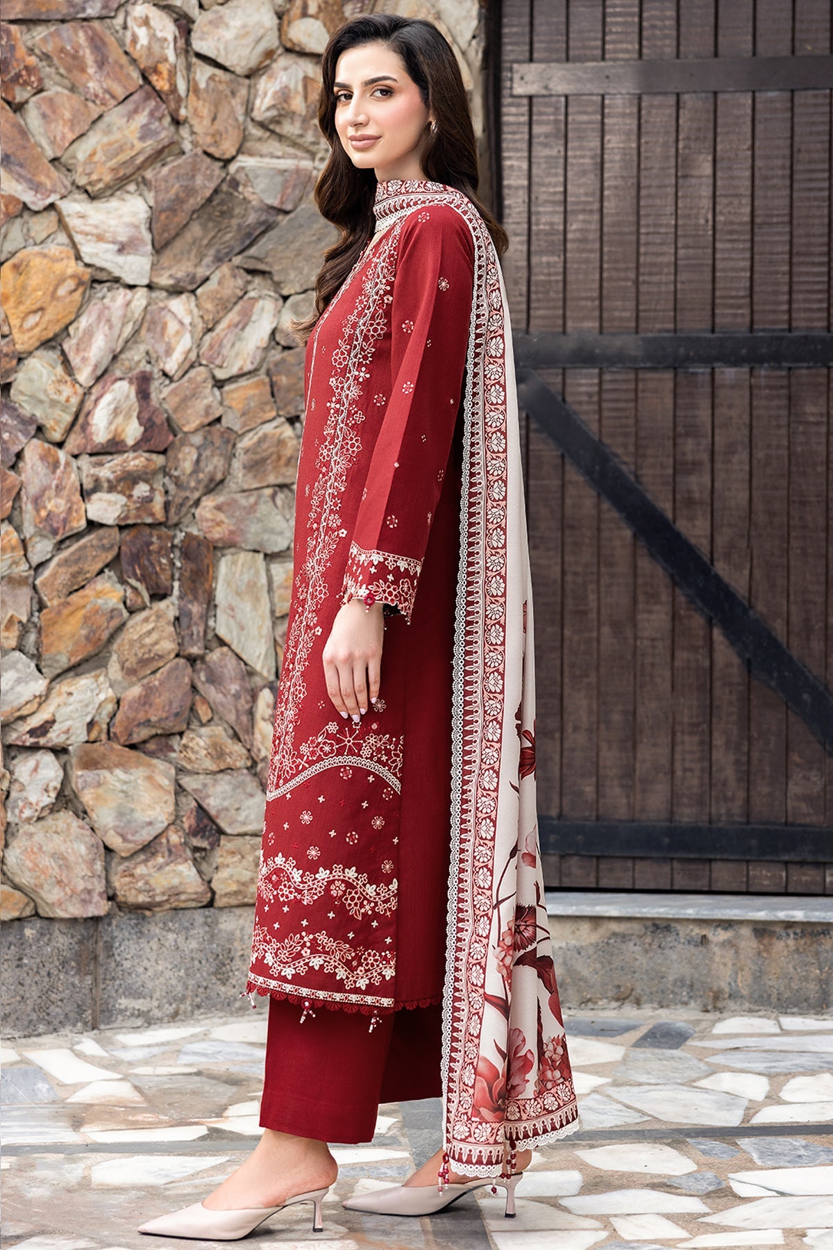Farasha | Claret | EMINENCE KHADDAR F/W 25