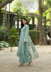 Elaf Signature Embroidered Lawn with Chiffon Collection Vol II '26 | ESG-6B ZARIA
