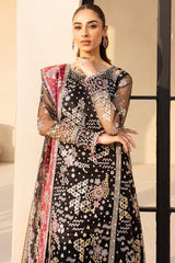 Farasha Stardust Noir premium Pakistani wedding outfit