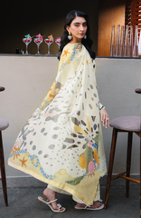 Seran Afsanah - Unstitched Lawn 26 Sina