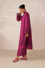 Iznik Ramadan Edit | UE-593 Embroidered Textured Lawn