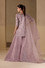 Iznik Formals | UE-730 Embroidered Ramen Silk