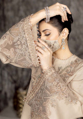 Flossie | SA-04 | Raw Silk Embroidered Collection 2025