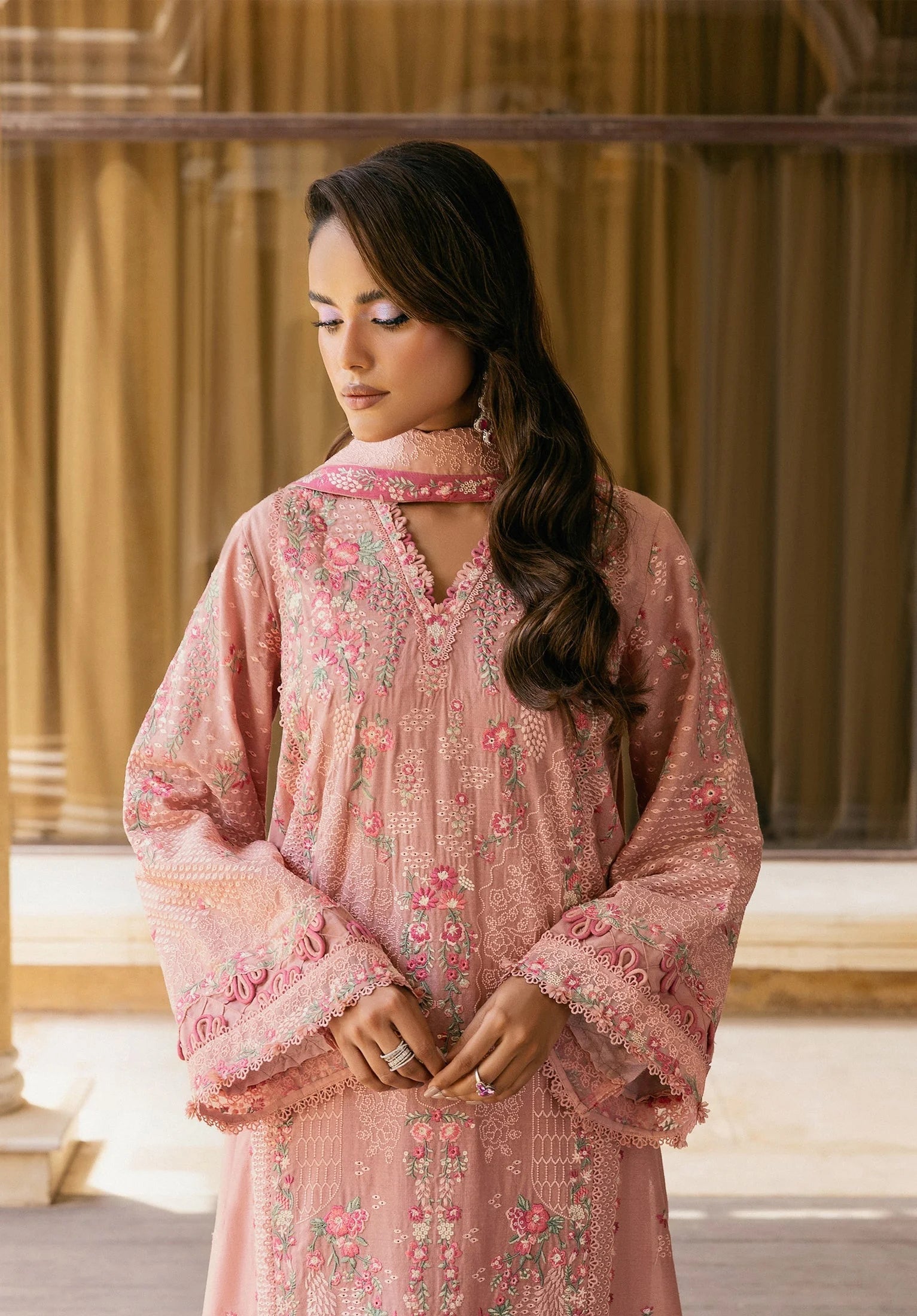 ELAF | EWK-3A DUSTYROSE | Luxury Winter Collection'25