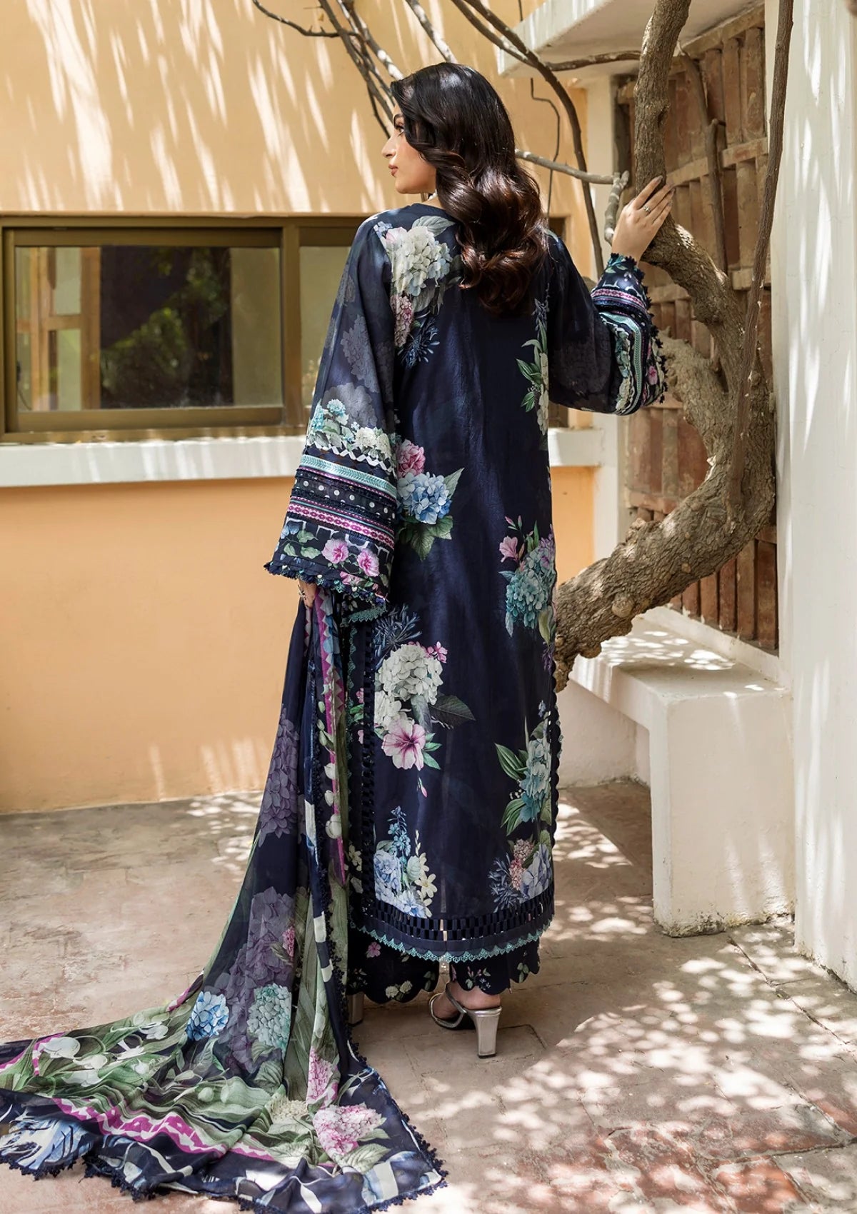 Elaf | ECD-4B – TWILIGHT GARDEN | PRINTS WITH CHIFFON'25