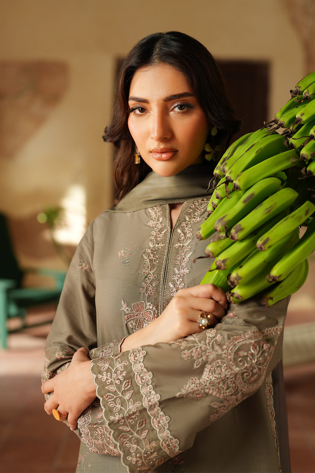 IPF-02 Embroidered Printed Linen
