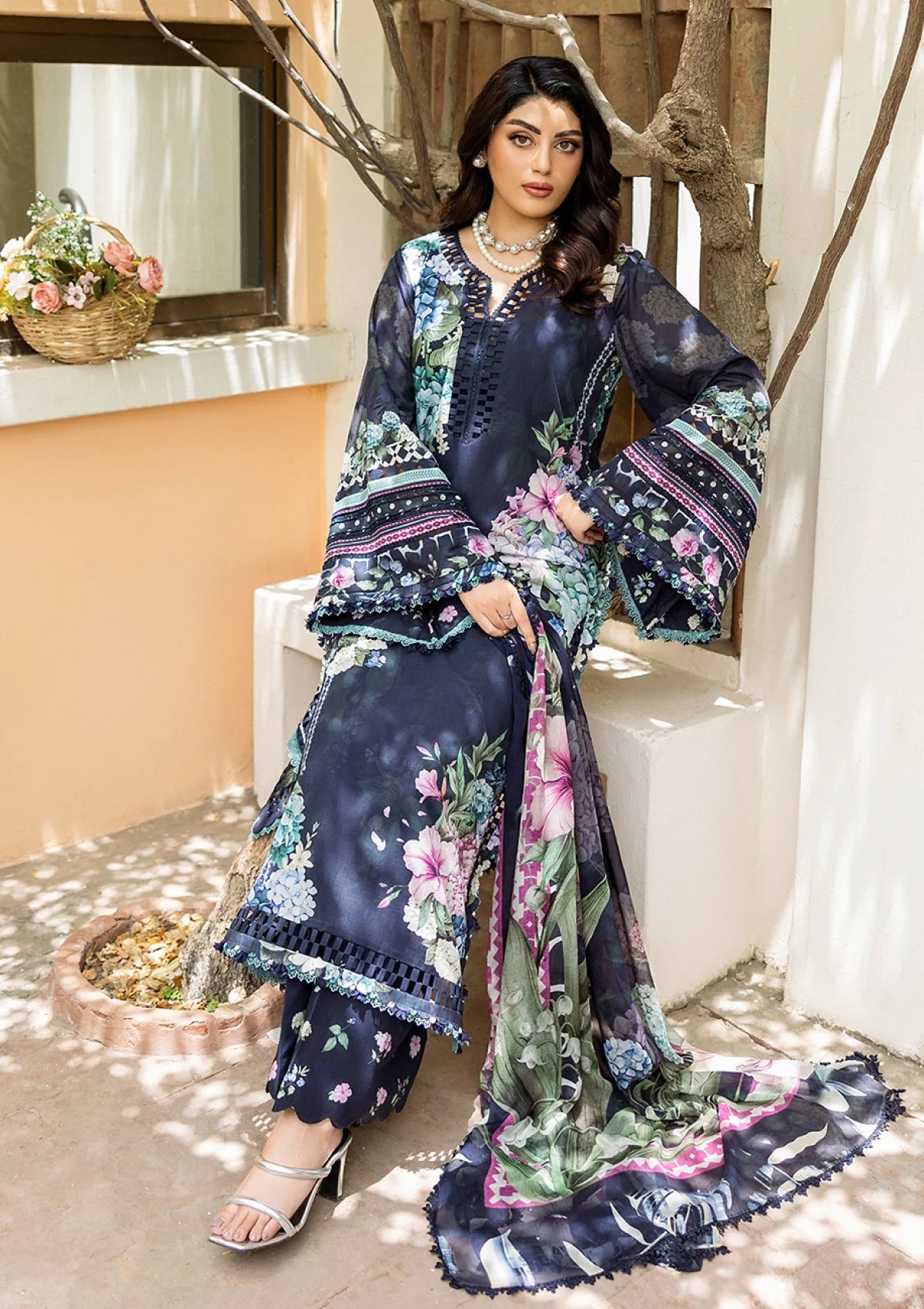 Elaf | ECD-4B – TWILIGHT GARDEN | PRINTS WITH CHIFFON'25