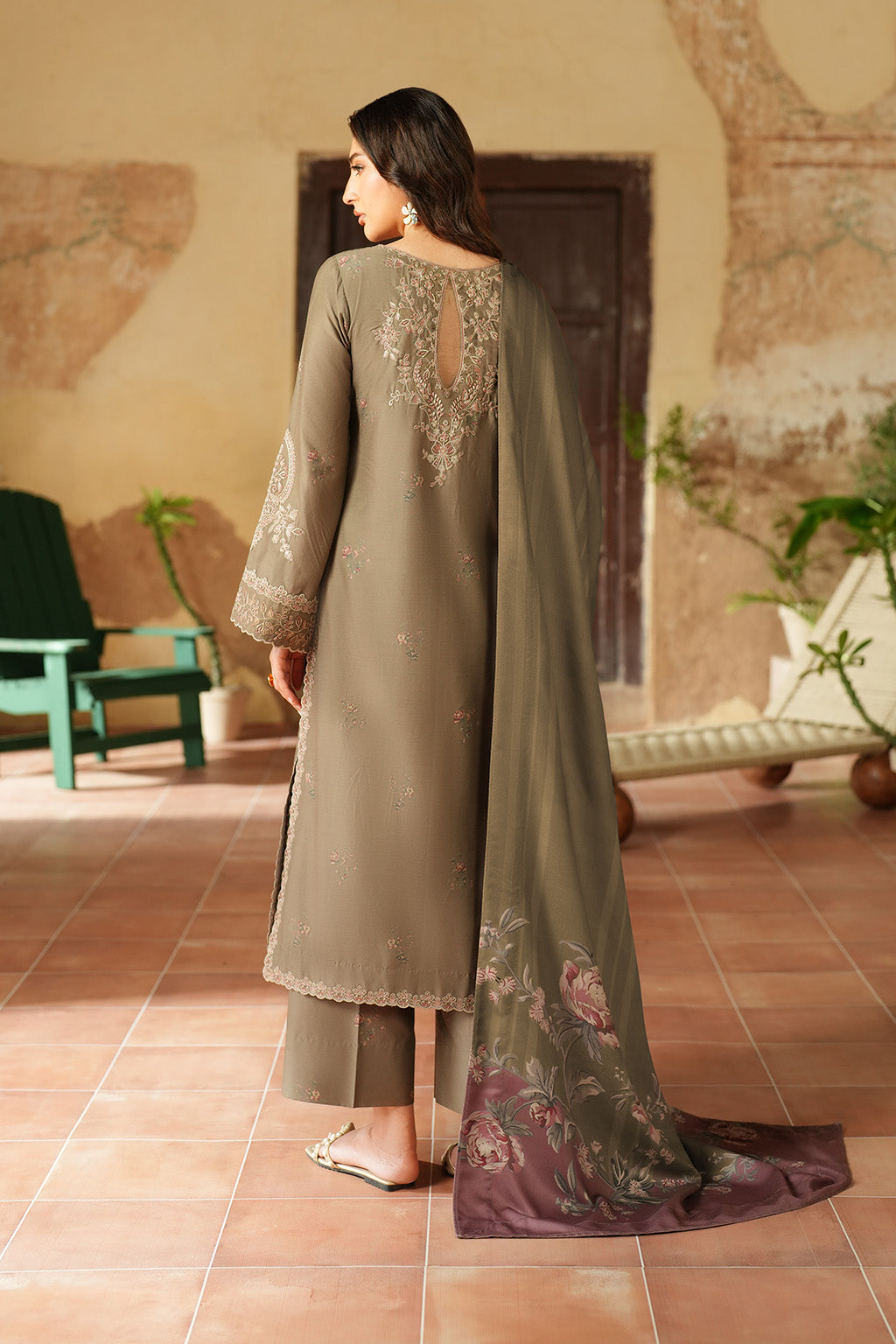 IPF-02 Embroidered Printed Linen