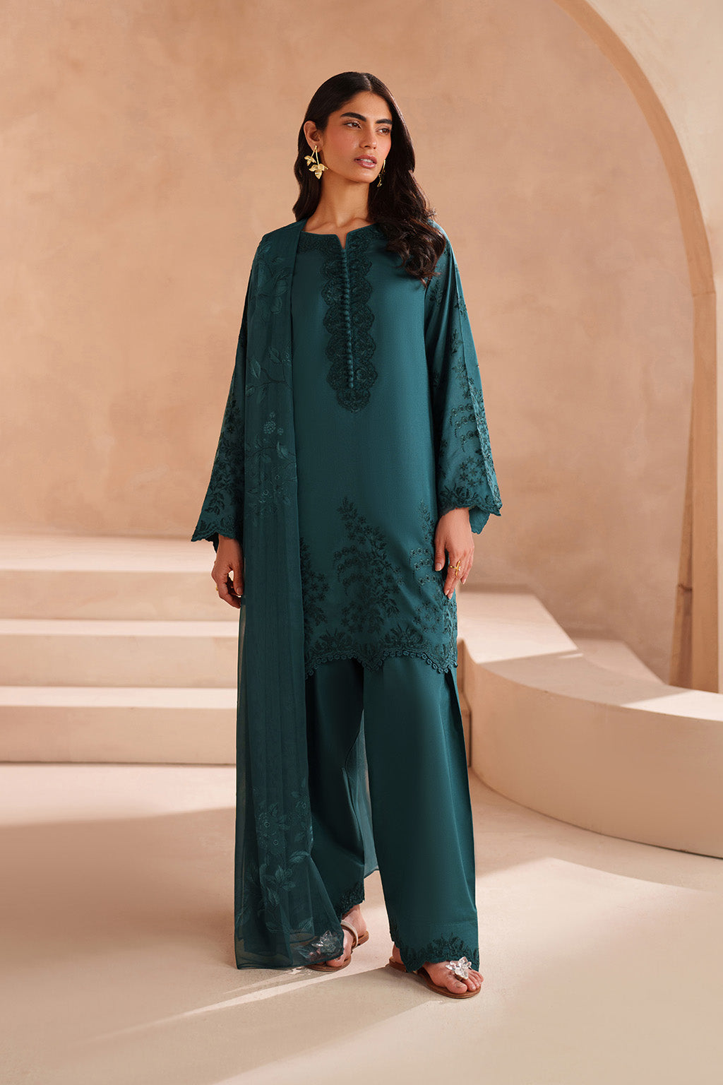 Iznik Ramadan Edit | UE-594 Embroidered Lawn