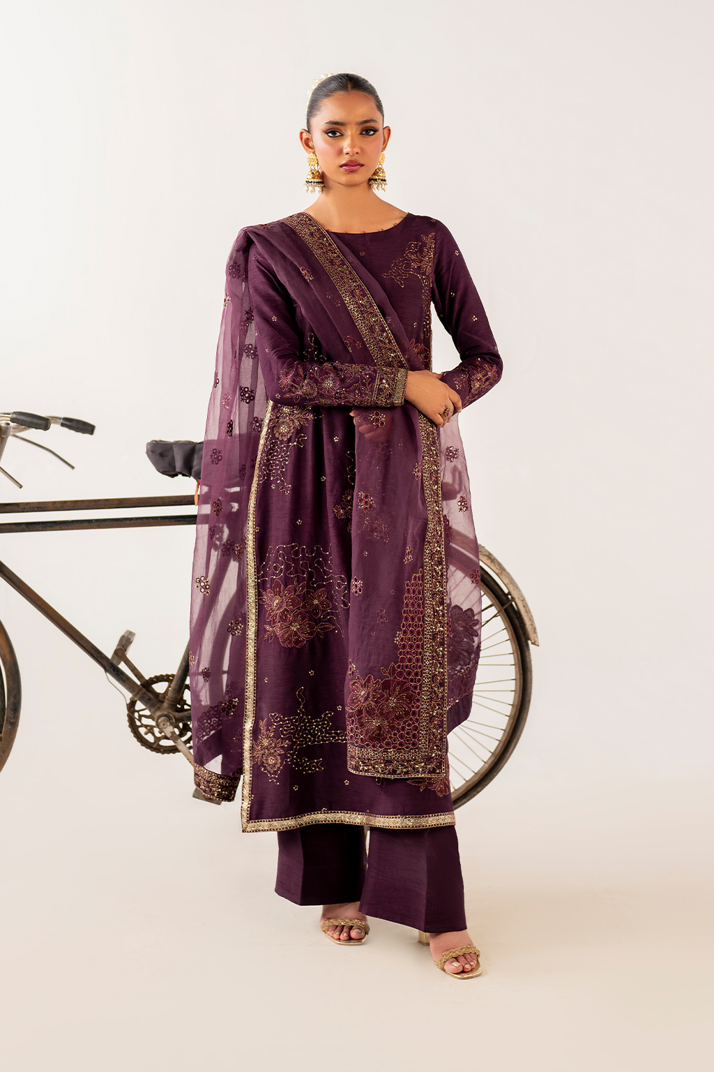 IRS-22 Embroidered Rawsilk