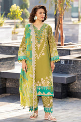 CHARIZMA COMBINATION VOL 1 2026 | 3-PC Unstitched Embroidered Lawn Collection CC6-007