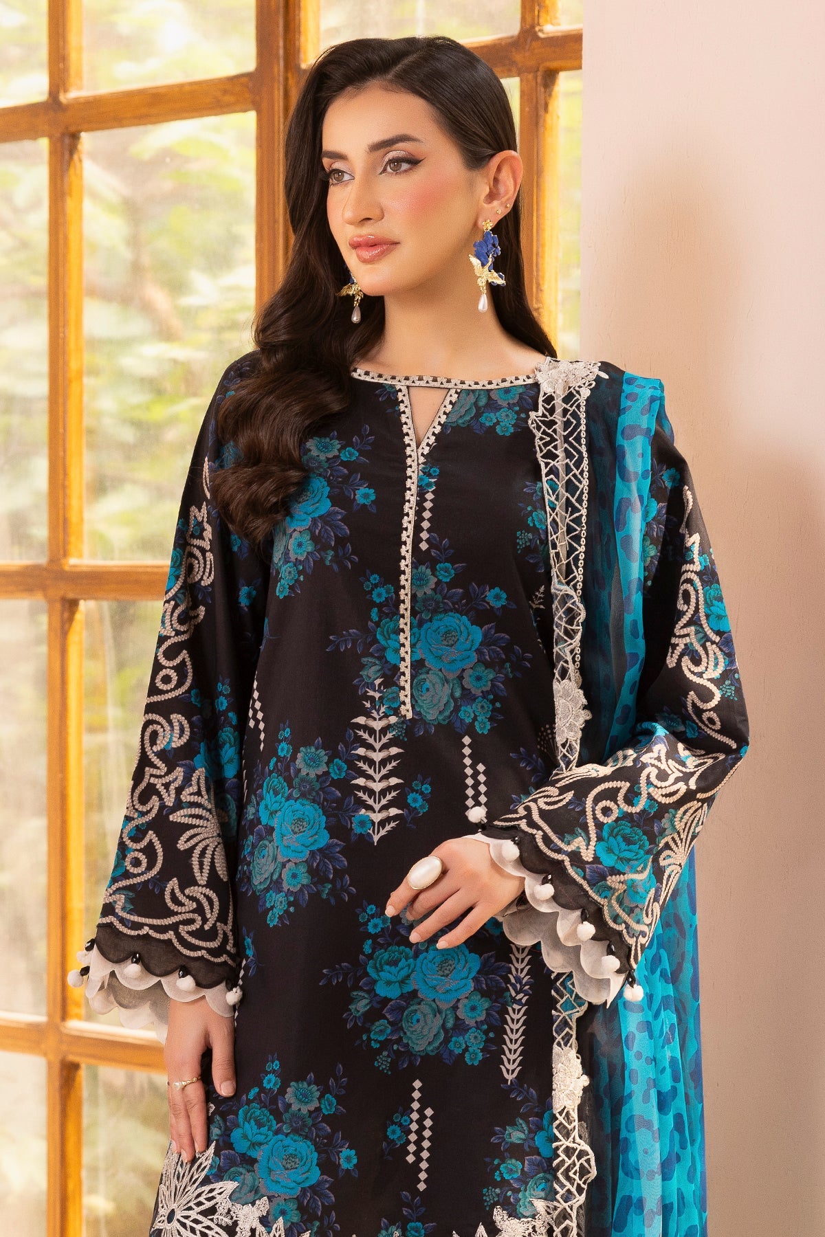 CHARIZMA INFINITY | 3-PC Unstitched Embroidered Lawn Collection IN6-06