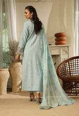 Mushak by HumDum | D10 | 3PC Embroidered Lawn Suit