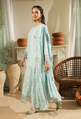 Mushak by HumDum | D10 | 3PC Embroidered Lawn Suit