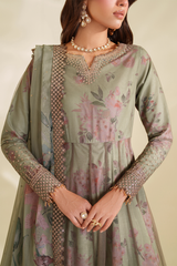 Iznik Chinon Chiffon | CC-86 Embroidered Net