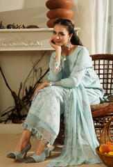 Mushak by HumDum | D10 | 3PC Embroidered Lawn Suit