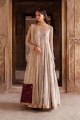 Iznik | Printed Formal | UE-548 Embroidered Net