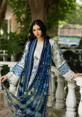 Elaf Signature Embroidered Lawn with Chiffon Collection Vol II '26 | ESG-8B CELINE