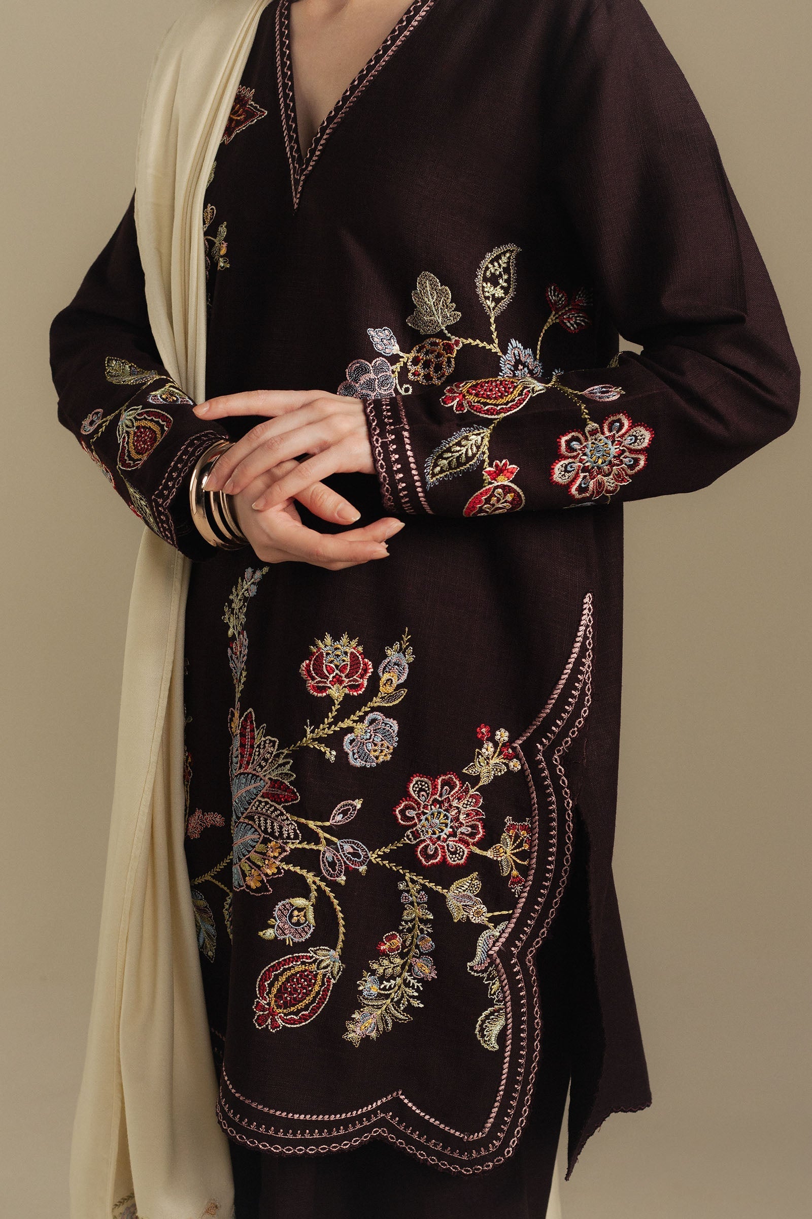 Zara Shahjahan |Berry-3A | COCO WINTER / Unstitched /2025
