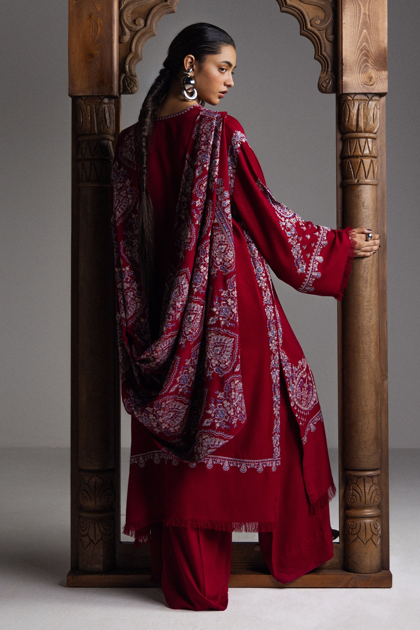 Zara Shahjahan QIRMIZ-D7