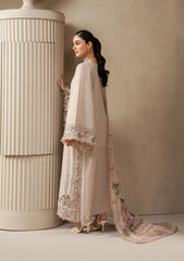 Elaf E-CRAFT - CHIKANKARI LAWN WITH CHIFFON DUPATTA '26 | EHC-6B CLAY