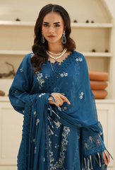 Mushak by HumDum | D05 | 3PC Embroidered Lawn Suit