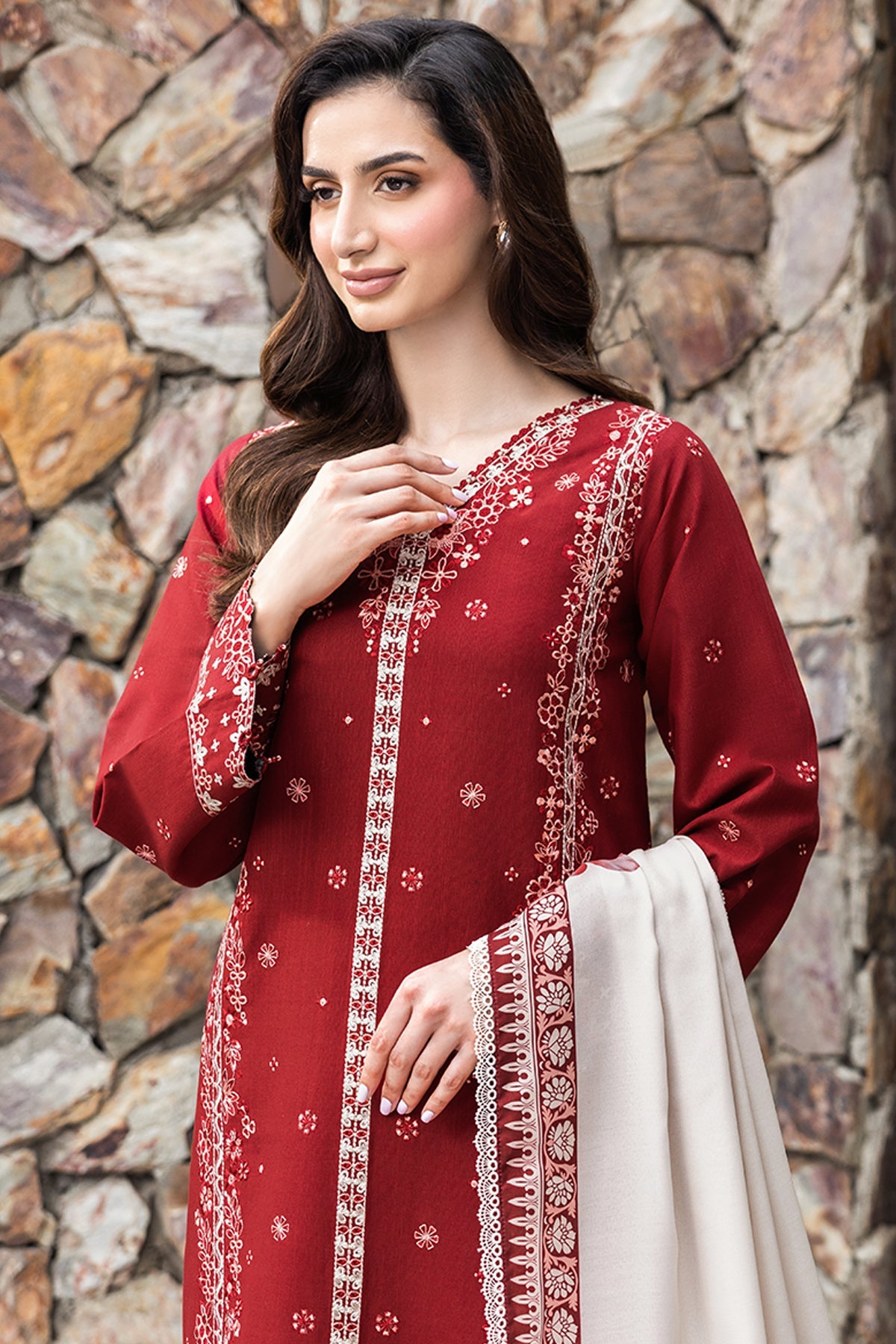 Farasha | Claret | EMINENCE KHADDAR F/W 25
