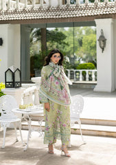 Elaf Signature Embroidered Lawn with Chiffon Collection Vol II '26 | ESG-6A JADE