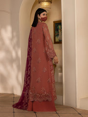 Chandni By Flossie | Gulrukh - 3 Piece Embroidered Chiffon Dress