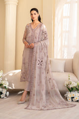 Iznik | Printed Formal | UE-437 Embroidered Pure Organza