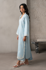SERAN Unstitched LAWN | AZURAE