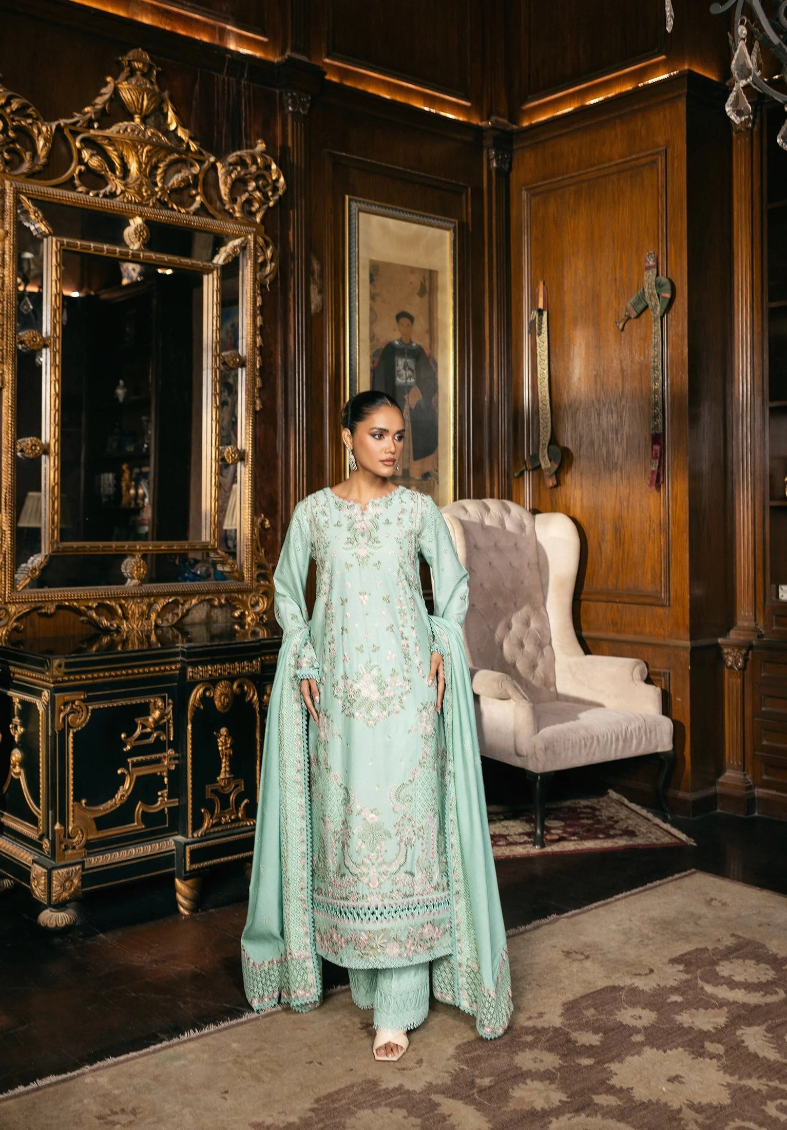 ELAF | EWK-5B FLORAZURE | Luxury Winter Collection'25