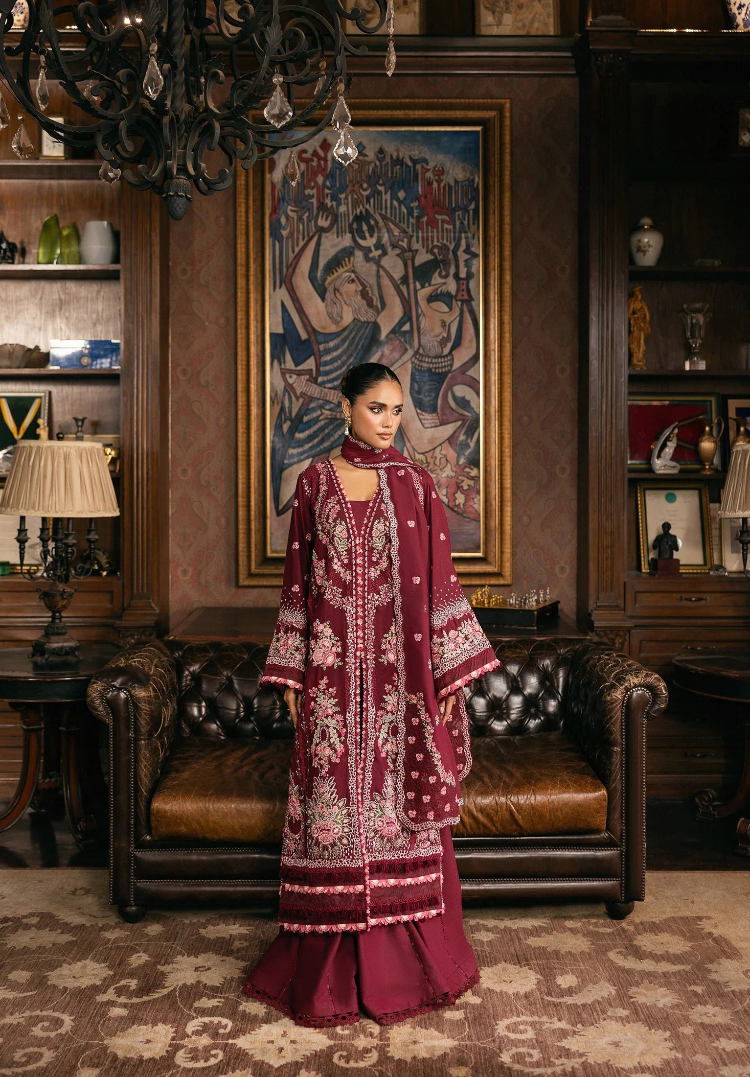 ELAF | EWK-4B CRIMSONELLE | Luxury Winter Collection'25