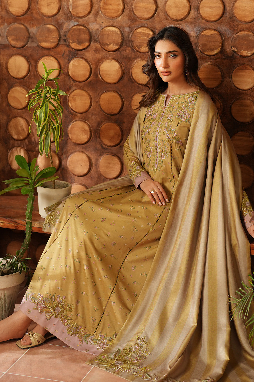 IPF-04 Embroidered Printed Linen