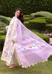 Sardinia Embroidered Lawn Eid '26 | Lavender Clouds