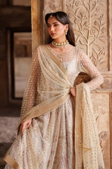 Iznik | Printed Formal | UE-548 Embroidered Net