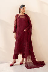 Iznik | Printed Formal | UE-438 Embroidered Pure Organza