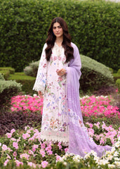 Sardinia Embroidered Lawn Eid '26 | Lavender Clouds