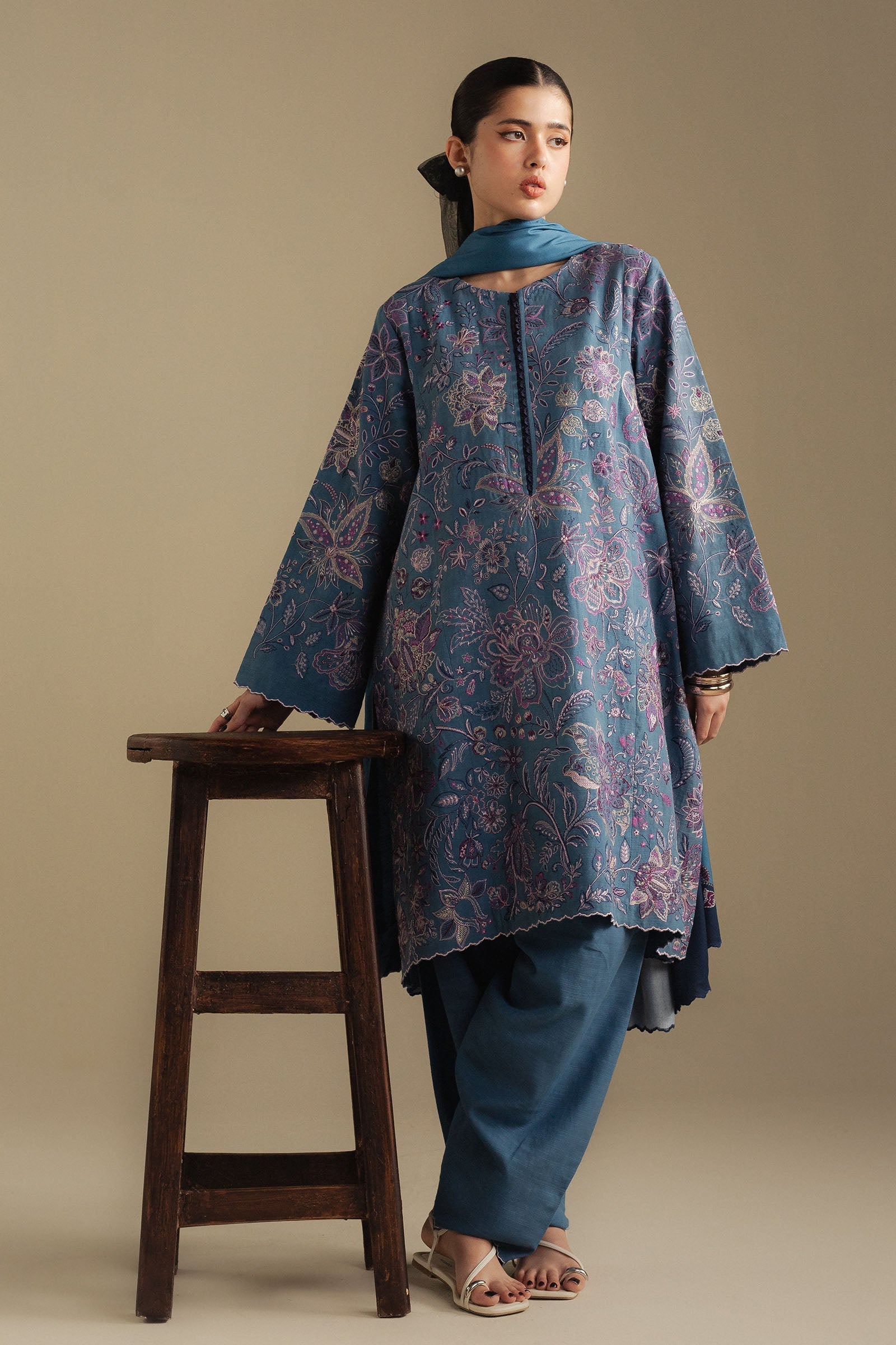 Zara Shahjahan | Mist-2B | COCO WINTER / Unstitched /2025