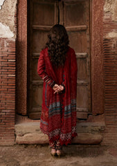 PRINTS CHIFFON COLLECTION '26 By Kahf | KPS-1A SURKH NOOR