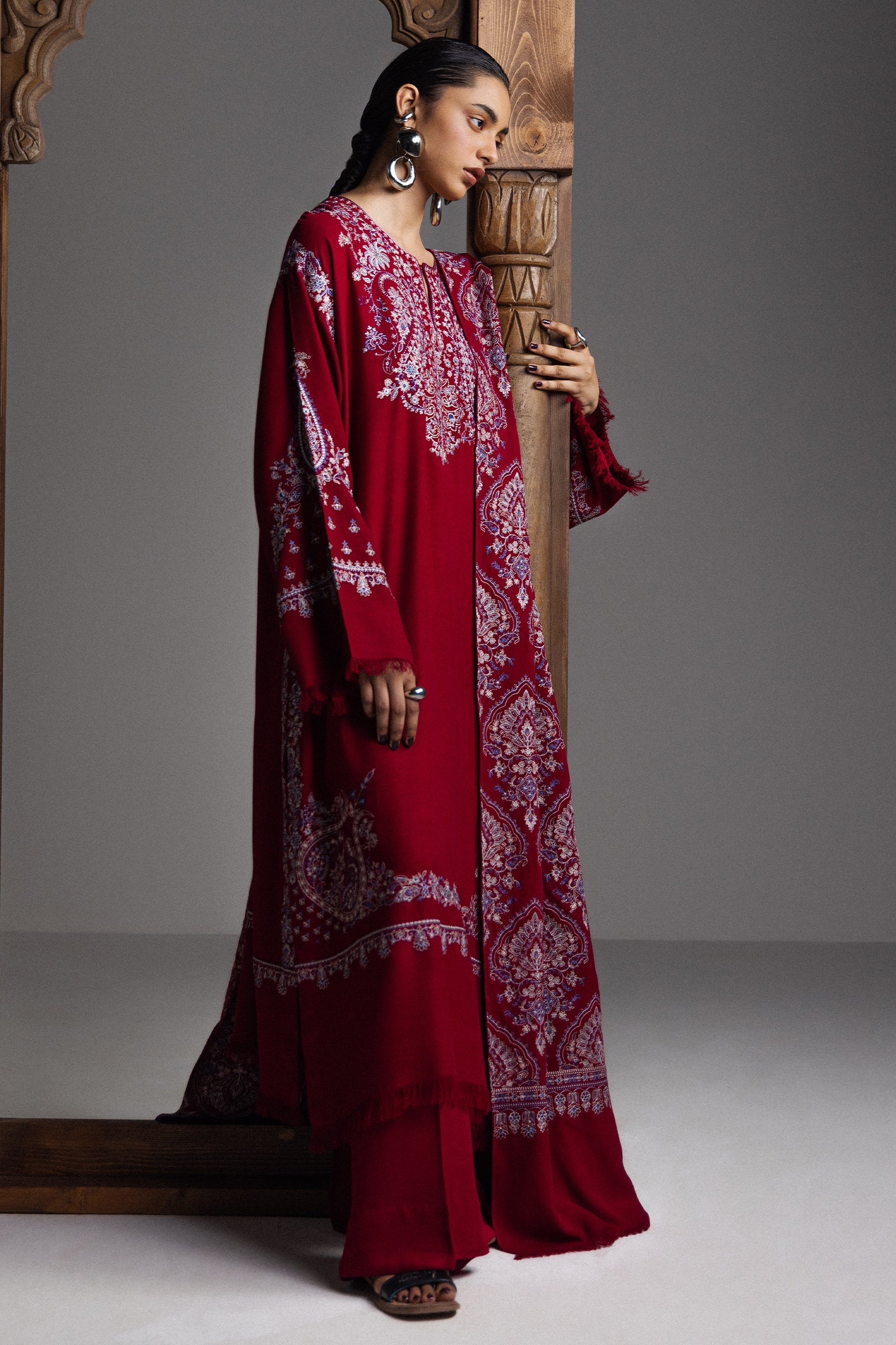 Zara Shahjahan QIRMIZ-D7
